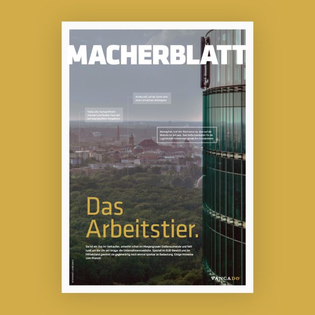 Titelseite des Magazins Macherblatt